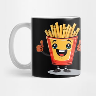 kawaii french fries T-Shirt cute ,potatofood Mug